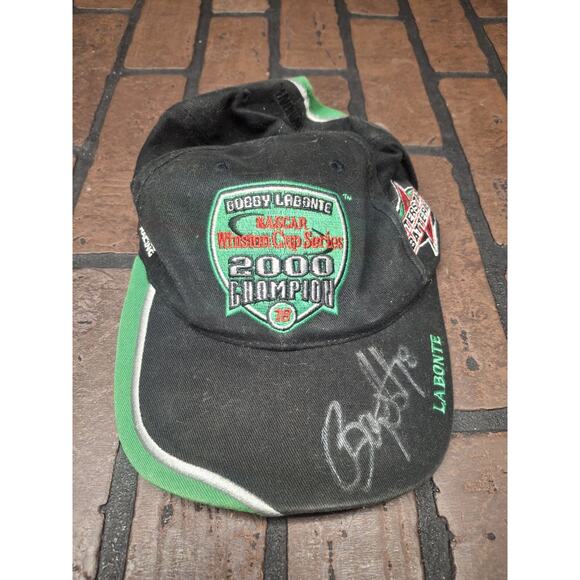 Signed Bobby Labonte Hat 2000 Champion - Picture 1 of 3